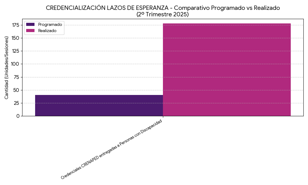 Barras Credencialización Lazos de Esperanza